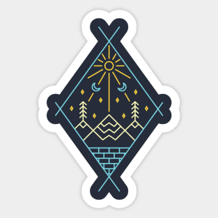 Nature Abstract Geometry 1 Sticker